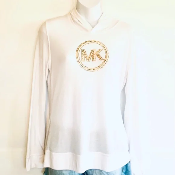 MICHAEL KORS LONG SLEEVE SHIRT WITH HOODIE - Picture 5 of 8
